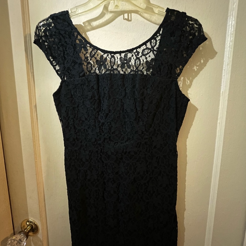 Hollister Navy Blue Lace Bodycon Dress Size 0